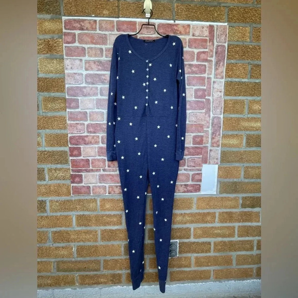 Wildfox Other - wildfox star onesie blue size large